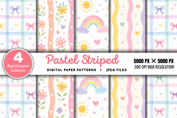 Download Pastel Striped Background 4 - Striped background Collection