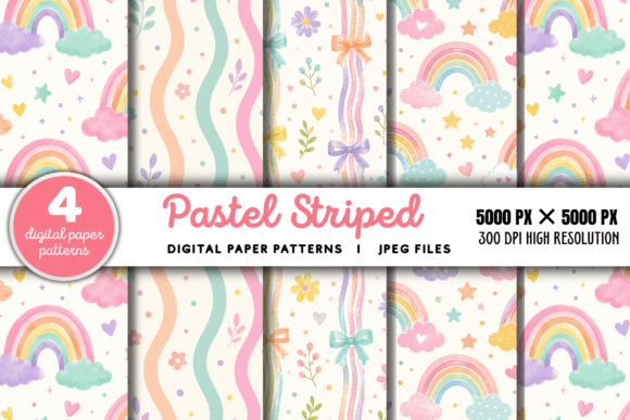 Download Pastel Striped Background 7 - Striped background Collection