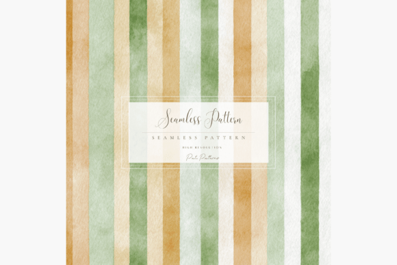 Download Watercolor Seamless Vertical Stripes Pattern PNG - Vertical Collection