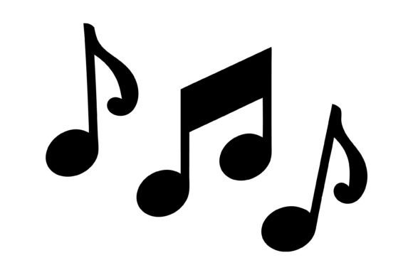 Download Music Notes SVG, Music Notes Silhouette - Music notes Collection