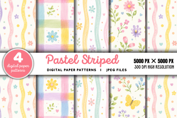 Download Pastel Striped Background 5 - Striped background Collection
