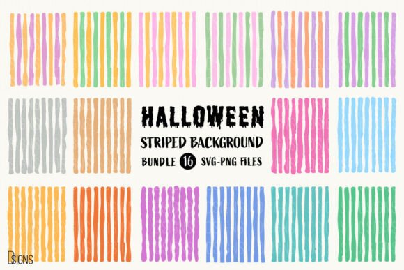 Download Halloween Striped Background SVG Bundle - Striped background Collection