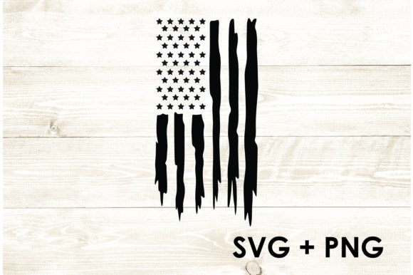 Download Distressed Vertical American Flag Stars - Vertical Collection