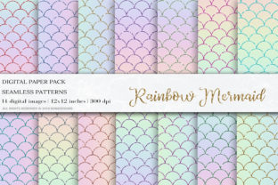Download Iridescent Mermaid Digital Papers - Mermaid digital papers Collection
