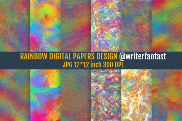 Download Rainbow Digital Papers, Rainbow Backdrop - Premium Resources